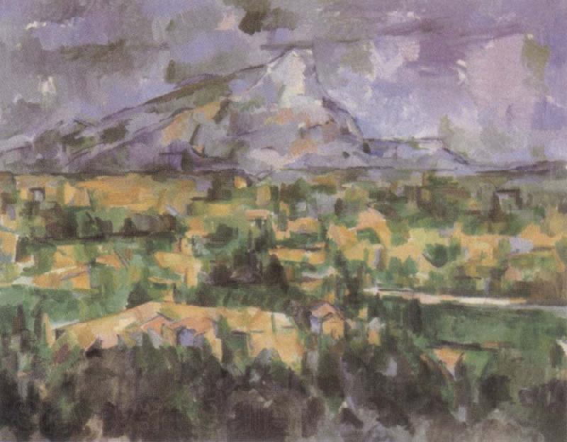 Paul Cezanne Mont Sainte-Victoire,View from Lauves Norge oil painting art